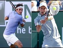 Roger Federer and Novak Djokovic clash in the Indian Wells desert
