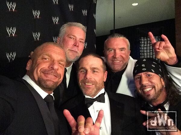 Videos of The Kliq backstage at WWE HOF, Heyman & Madusas' emotional moment, more