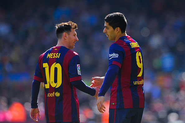 Luis Suarez: We aren't looking to help Lionel Messi beat Cristiano Ronaldo