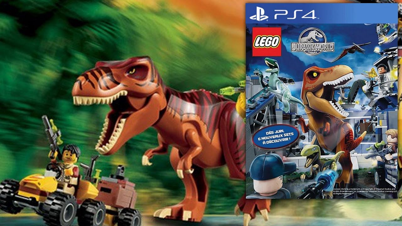 New LEGO Jurassic World trailer replicates famous scenes from