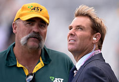 Video: Shane Warne imitates Merv Hughes