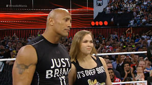 Video: Ronda Rousey Comes To The Rock's aid At WWE WrestleMania 31