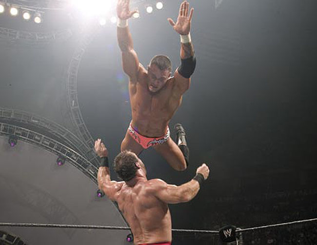 Triple H Vs Chris Benoit Vs Shawn Michaels Wrestlemania 20 www.sportskeeda.com