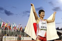 Japanese Yoshihide Kiryu is fastest Asian runner