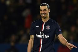 Zlatan Ibrahimovic takes his 'lucky' hat-trick ball for a safe drive