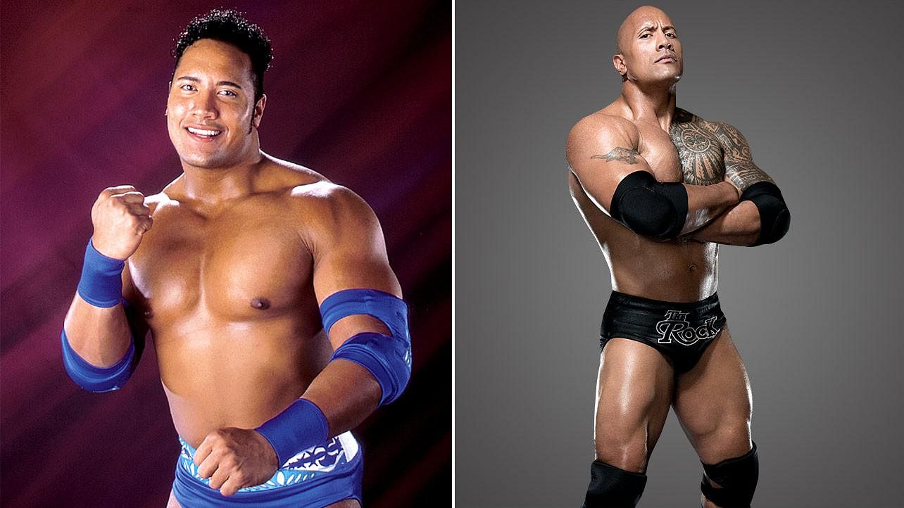 From Rocky Maivia to The Rock made a world of difference. Photo / Sportskeeda