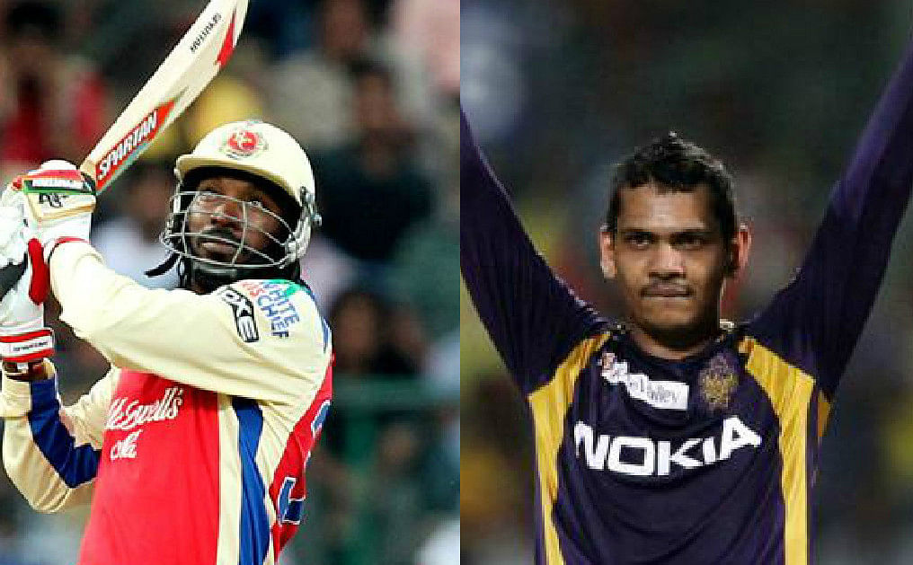 Chris Gayle Sunil Narine