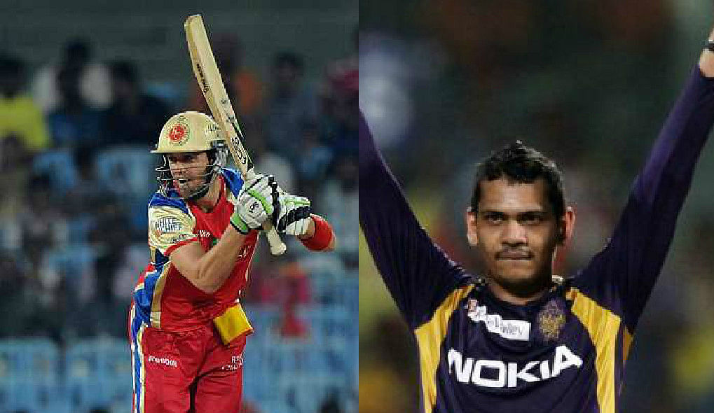 AB de Villiers Sunil Narine