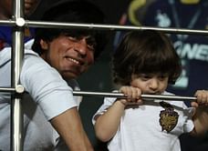 Shah Rukh Khan elated after KKR win, introduces AbRam to Kolkata