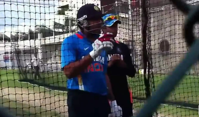 Video: Rohit Sharma and Praveen Kumar abuse unknown people for disturbing net practice session