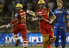 Bottom-placed Royal Challengers Bangalore thrash table-toppers Rajasthan Royals by nine wickets