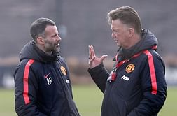 Louis van Gaal expects Ryan Giggs to succeed him; speaks about David De Gea's contract