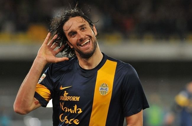 Italian marksman Luca Toni rolling back the years in Serie A with Hellas Verona
