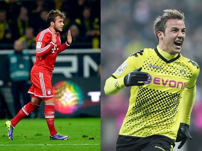 Mario Gotze Borussia Dortmund Bayern Munich