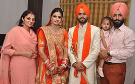 Indian hockey team forward Gurwinder Singh Chandi marries runner Manjeet Kaur