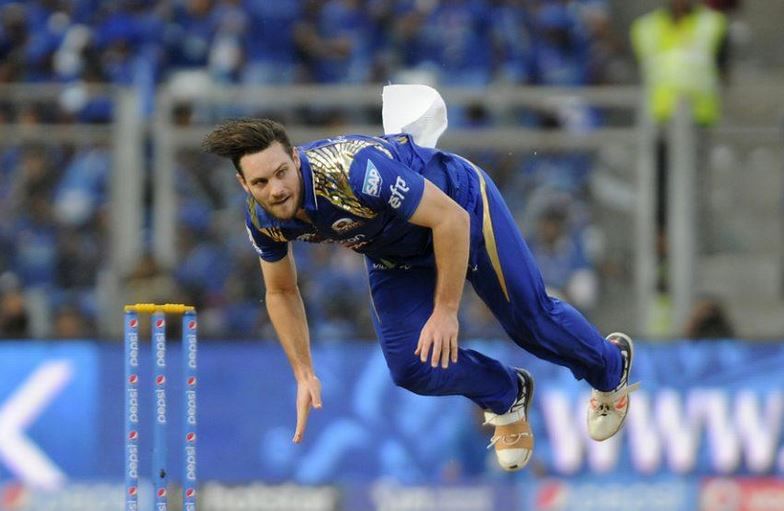 Mitchell McClenaghan in MI colors. Pic Credits: BCCI.