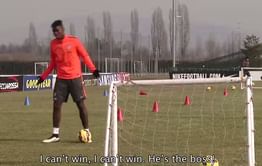 Video: Massimiliano Allegri beats Paul Pogba in Juventus shot challenge