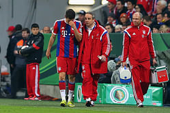 Bayern Munich's Robert Lewandowski in danger of missing rest of the season
