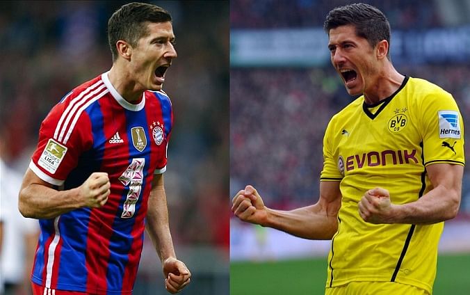 Robert Lewandowski Borussia Dortmund Bayern Munich 