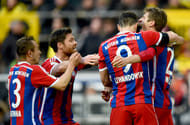 Robert Lewandowski goal Bayern Munich Borussia Dortmund