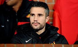 Manchester United's Robin van Persie: Up, up, away and gone!