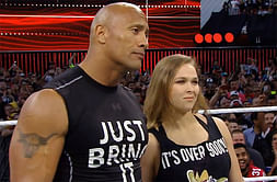 UFC's Ronda Rousey hints at WWE return with The Rock