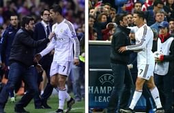 Cristiano Ronaldo hugs pitch invader; kissed by fan after 0-0 draw with Atletico