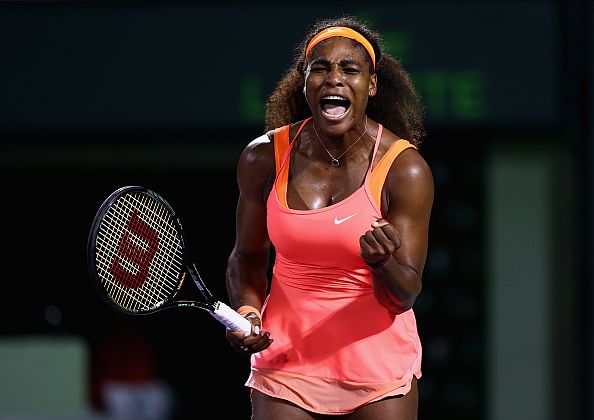 Serena Williams battles past Simona Halep to reach Miami Open final