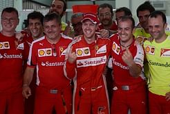 I am part of a team at Ferrari: Sebastian Vettel