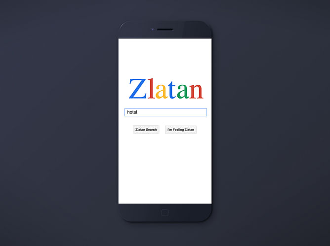 Move over Google, Zlatan Ibrahimovic has his very own search engine now
