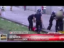 Benfica fans' celebrations end in clashes with police