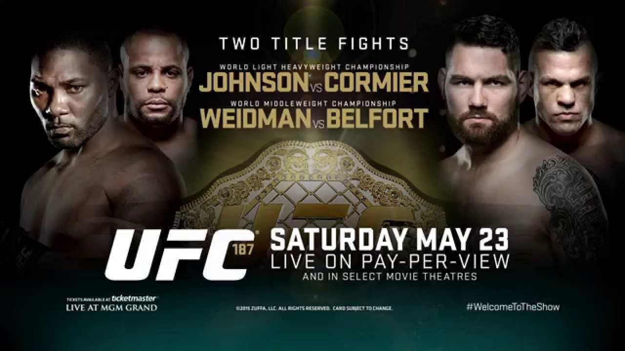 Title fight. UFC 187. Title Fight Live. MMA MGM.