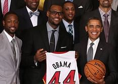 US President Barack Obama shares his thoughts on the NBA Finals during climate change twitter chat