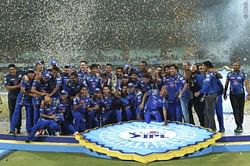 Mumbai Indians celebrate IPL triumph at Wankhede