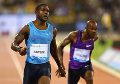 Veteran sprinter Gatlin renews personal best