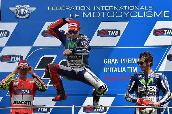 Jorge Lorenzo wins Italian MotoGP 2015, his third win in a row