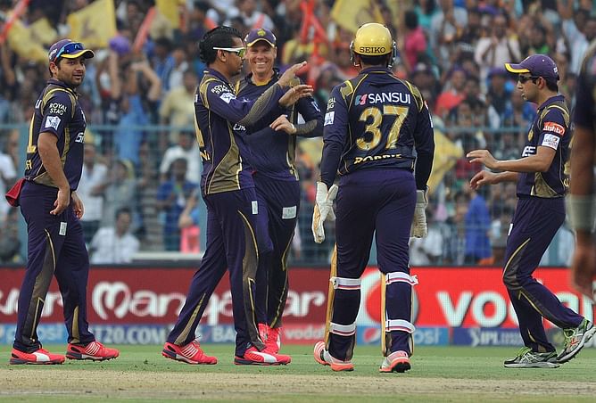 KKR beat Kings XI by one wicket