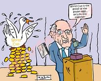 Comic: World Cup - FIFA's golden goose