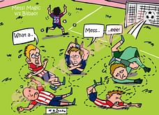 Comic: Messi Magic stuns Athletic Bilbao in Copa final