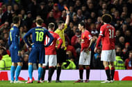 Angel Di Maria red card Manchester United FA Cup Arsenal