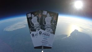 Video: Two FA Cup final tickets sent to space and brought down to earth for lucky fan to find
