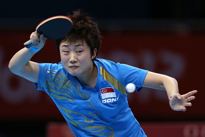 World Table Tennis Championships: Feng Tianwei wins all-Singapore match