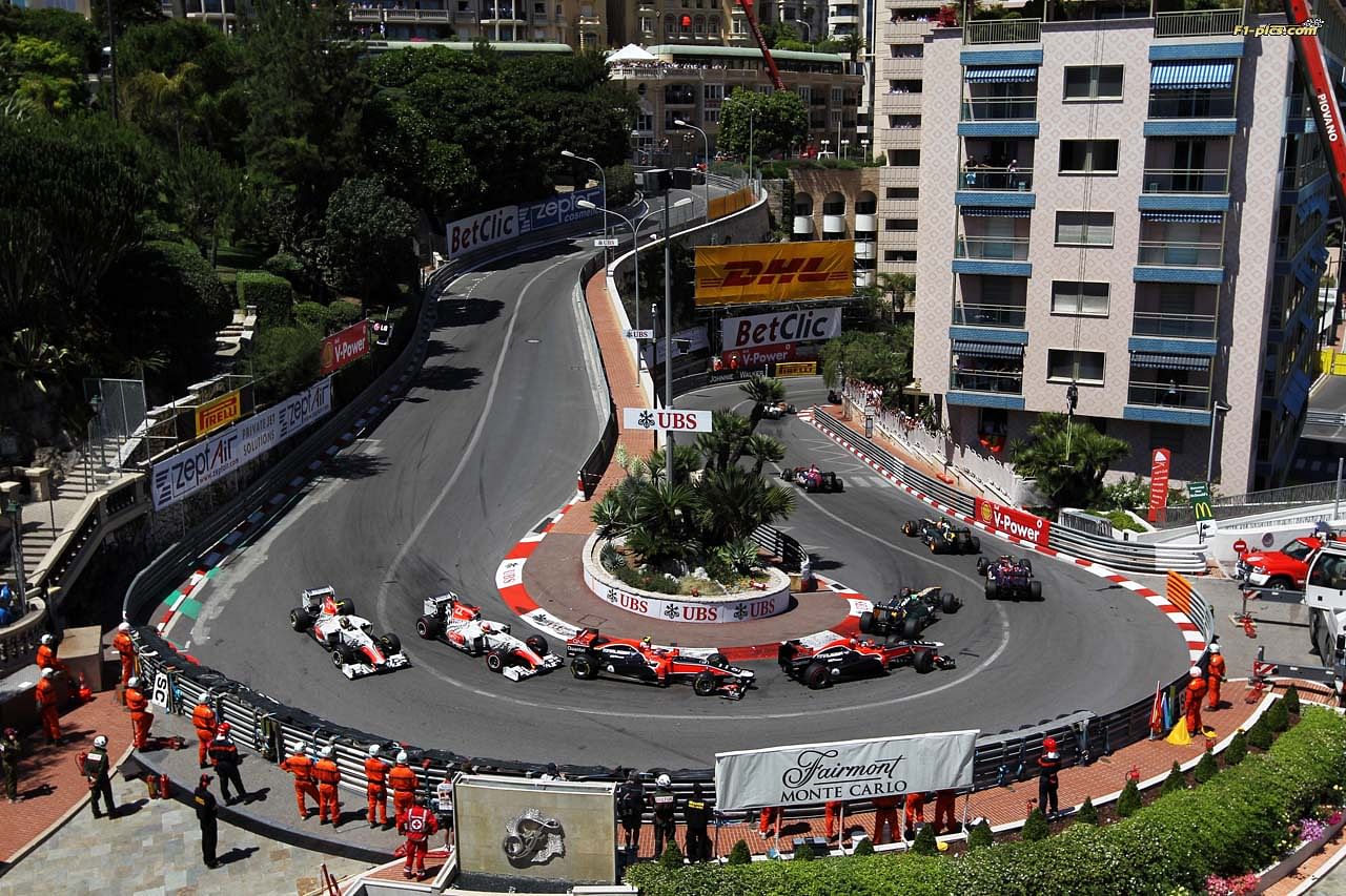 View of Monaco Grand Prix 