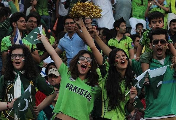 The fans were ecstatic at the return of cricket in their home country