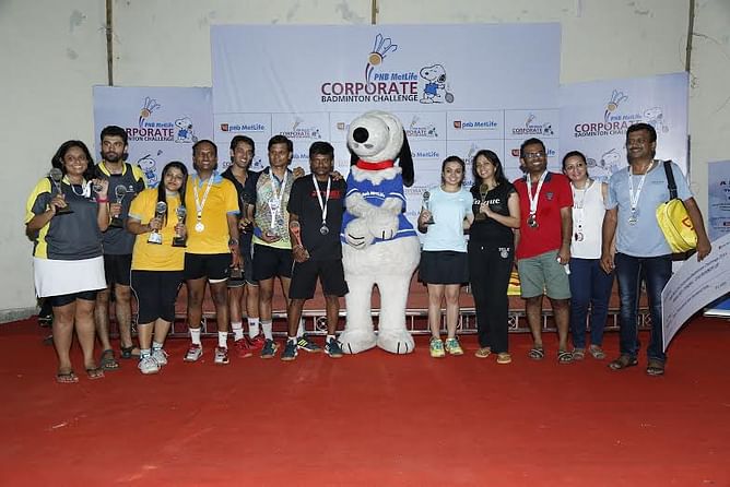 The Mumbai chapter of the PNB Metlife Corporate Badminton Championships comes to a close