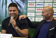 Ronaldo and Zinedine Zidane