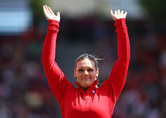 Sandra Perkovic wins at Doha Diamond League