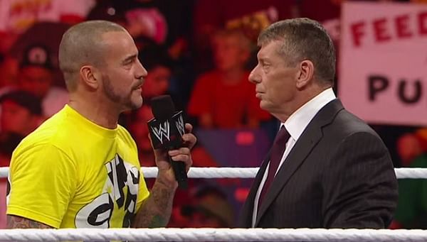 CM Punk and Vince McMahon