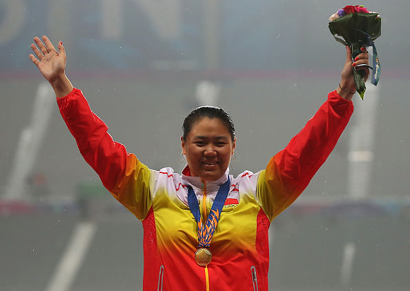 Zhang Wenxiu gets her 2014 Asiad Gold back after the doping result was overturned