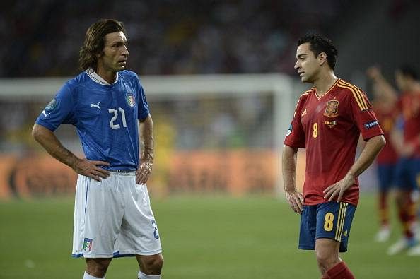 Xavi and Pirlo: The two greatest proponents of two different styles